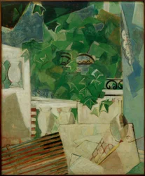 Landscape with White Terrace